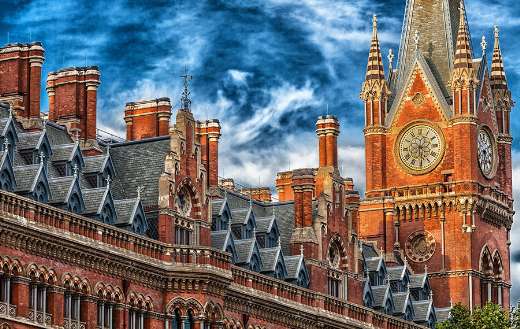 Historic architecture building tower