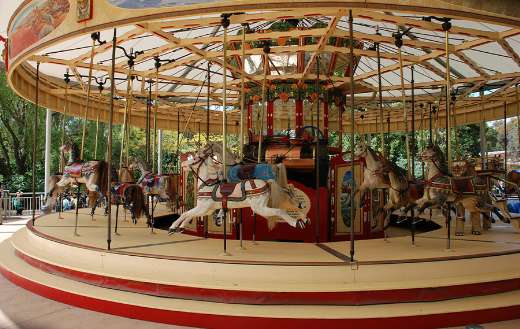 Merry go round carousel puzzle