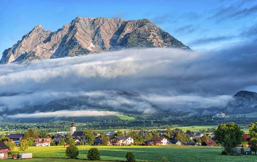 Village landscape puzzle