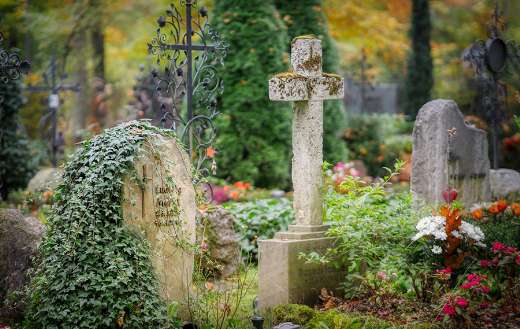 Cementery tombstone grave mourning death cross