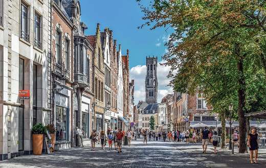 City life Belgium street puzzle