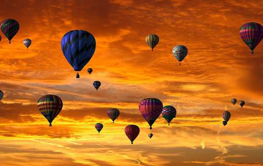 Go for vacation and ride air balloon