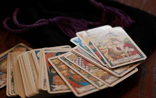 Gypsy esoteric magic tarot cards