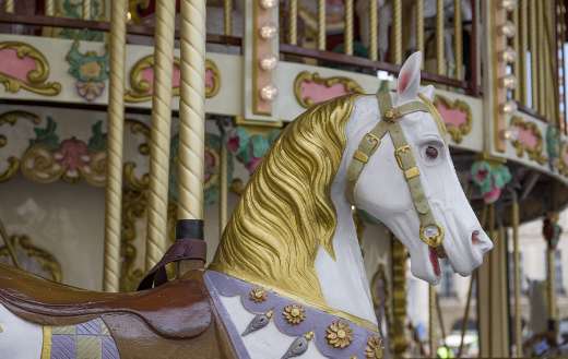 Kids game merry go round