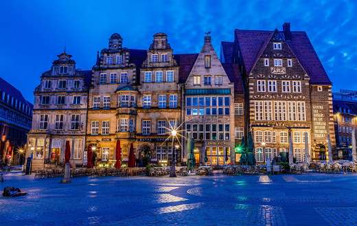Market place old town Bremen online