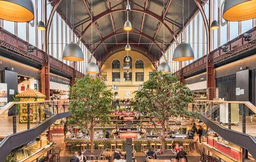 South station covered market shopping halls