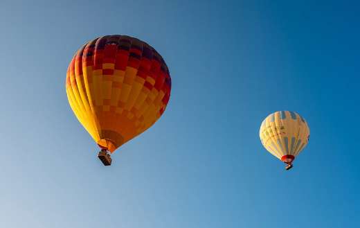 Sunrise dawn sky hot air balloons online