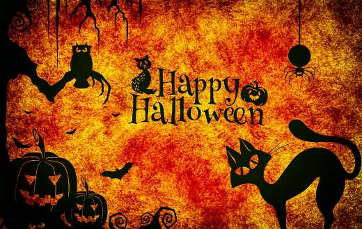 The atmosphere scary halloween