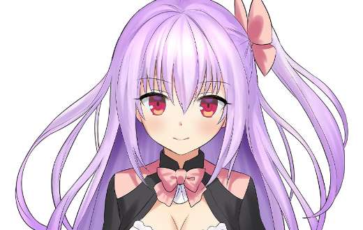 Moe character girl face puzzle