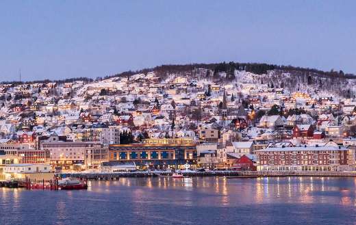 Tromso Norway sunrise puzzle