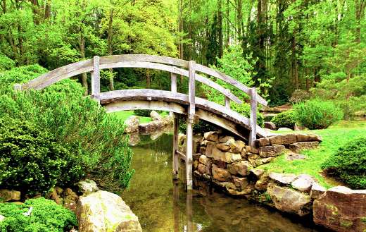 Asian stream island garden online