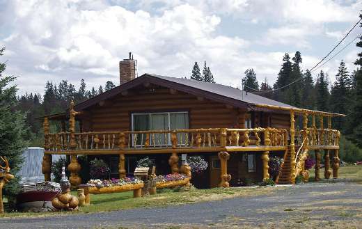 Stylish log cabin online