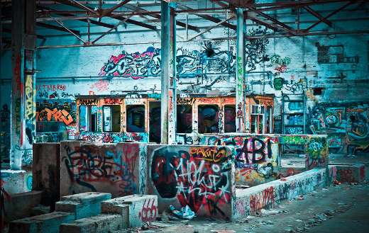 Abandoned building puzzle