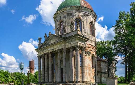 Church the exaltation of holy cross Pidhirtsi Ukraine