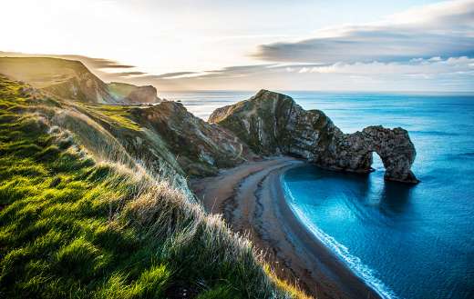 Durdle door dorset beach