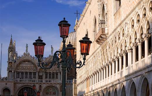 Eastern side Piazzetta side wall Doge's palace