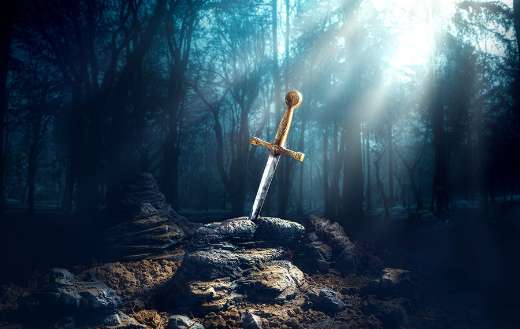 Excalibur sword puzzle