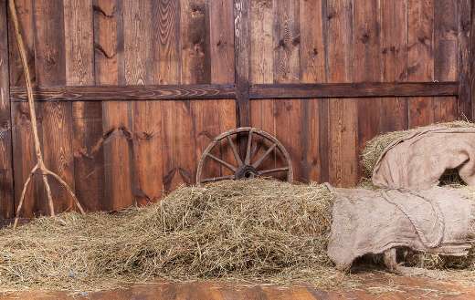 Hay wood barn online