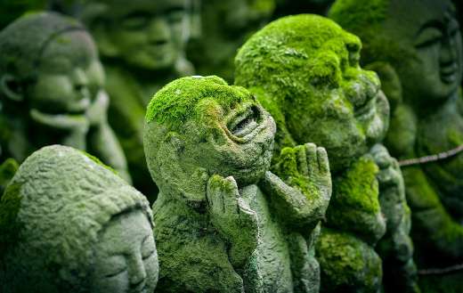 Kyoto Japan Jizo Statue puzzle