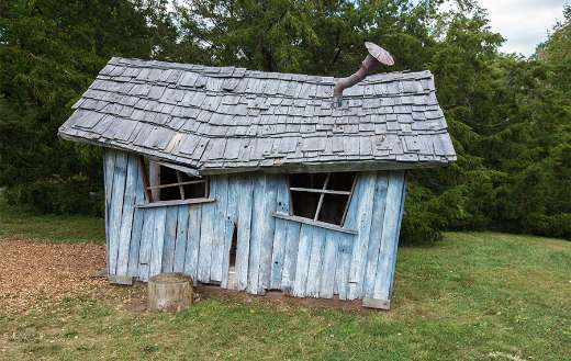 Ruined shed online