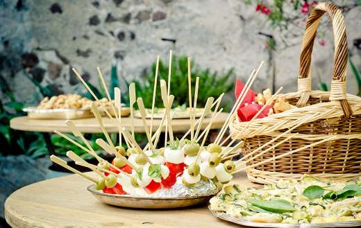 Skewers food party puzzle