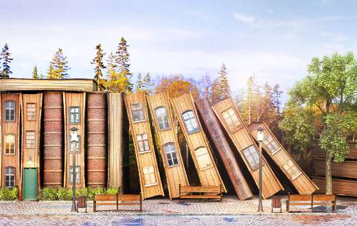 Fantasy literature old books