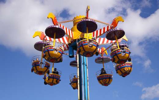 Fun fair children adult