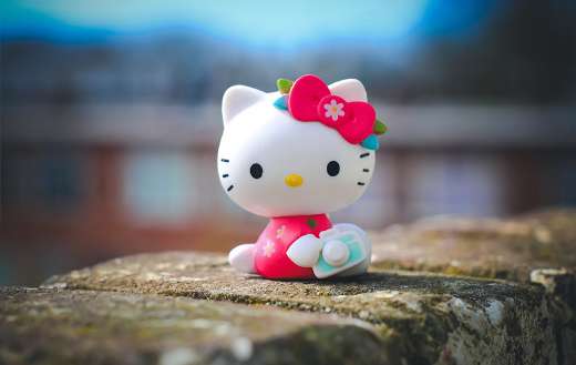 Hello kitty figurine puzzle