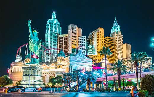 Las Vegas skyline Hotel and casino