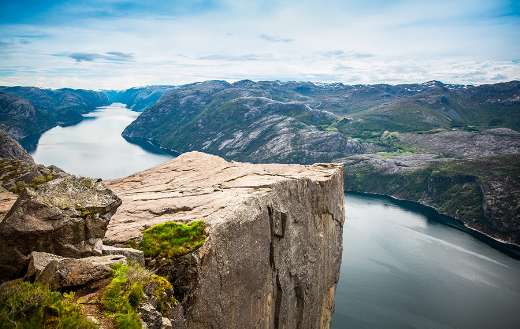 Pulpit rock or precher's pulpit Ryfylke Norway online