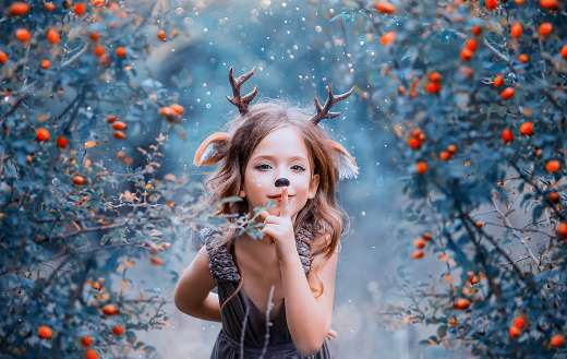 Spirit of forest form of child online