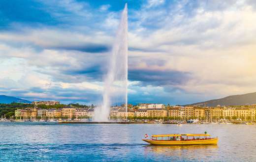 The Geneva water fountain