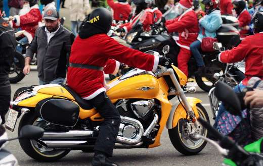 Yellow cruiser motorcycle