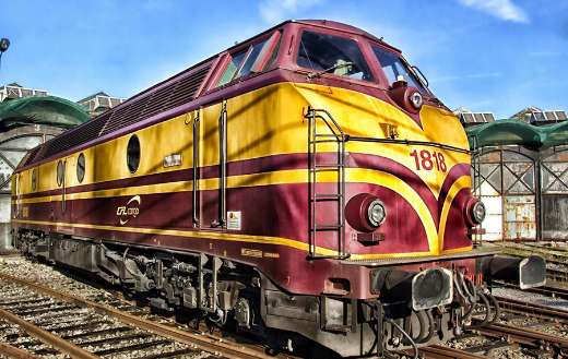 Train locomotive Luxemburg