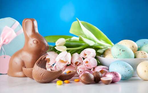 Chocolate eggs rabbits online