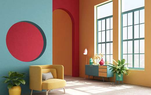 Interior concept memphis design