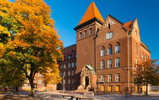 Landskrona swedish town dammhag school