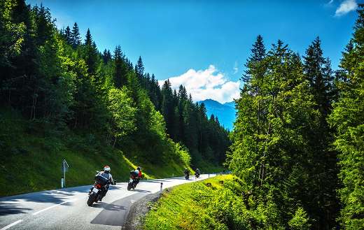 Motor ride Eifel Germany
