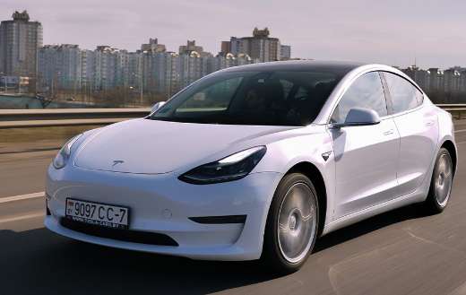 Minsk belarus tesla model performance