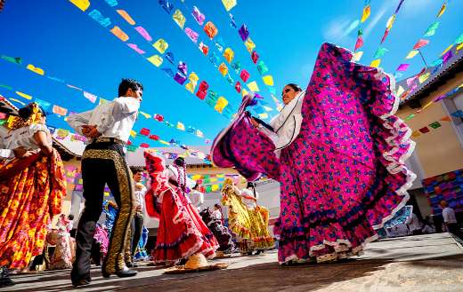 Puerto Vallarta Mexico folklore dancers