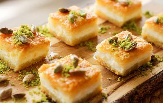 Arab eastern sweet baklava food
