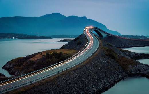 Atlantic road in Norway