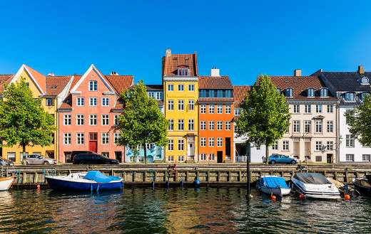 Colorful houses Netherlands