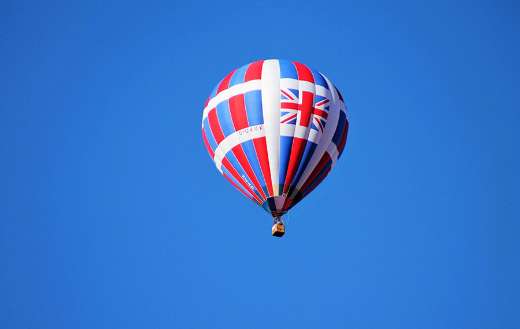 Great Britain hot air balloon