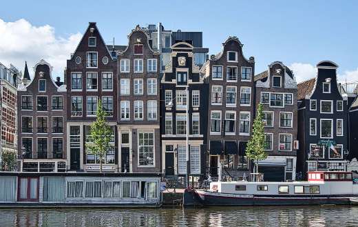 Historic building Amsterdam facade