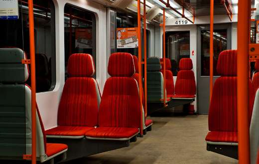 Metro train transport online