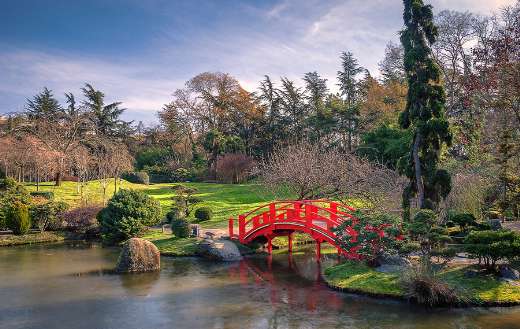Pierre Baudis Japanese garden Toulouse France