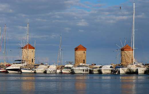Rhodes Greece Island port