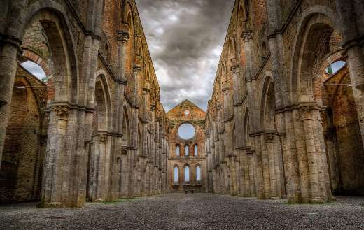 San Galgano church ruins