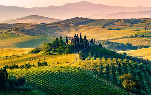 Somewhere Italy landscape